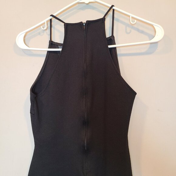 Windsor Mini Dress Black LBD Extra Small Mesh Chest - Picture 5 of 9